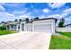 Charming single-story home with well-manicured lawn, two-car garage and a modern design at 18657 Obregan Dr, Spring Hill, FL 34610