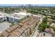 Aerial view of townhouses with parking garage and easy access to the highway at 2221 Soho Bay Ct, Tampa, FL 33606