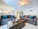 Comfortable living room featuring contemporary decor and ample seating, great for relaxing at 30456 Willow Bank Ave, Brooksville, FL 34602