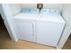 Washer and dryer appliances in laundry area at 3515 E 8Th Ave, Tampa, FL 33605