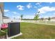 A wide backyard featuring a well-maintained lawn at 35519 Bellington Blvd, Zephyrhills, FL 33541