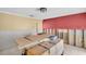 Living room with an open space, and yellow walls at 5920 Denver Ne St, St Petersburg, FL 33703