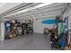 Spacious garage with ample storage, shelving, and room for vehicles and equipment at 710 W River Heights Ave, Tampa, FL 33603