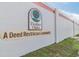 Timber Oaks community signage denoting a deed-restricted neighborhood at 8531 Woodcrest Dr, Port Richey, FL 34668