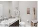 Well-maintained bathroom with stylish sink, granite counters, and neutral decor at 13055 Willow Grove Dr, Riverview, FL 33579