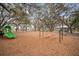 Playground with swings, slide and picnic shelter set amongst mature trees at 13311 Orca Sound Dr, Riverview, FL 33579