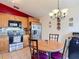 Bright eat-in kitchen with stainless steel appliances and casual dining at 1432 Windjammer Pl, Valrico, FL 33594