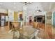 Large open concept kitchen, dining and living areas with lots of room for gathering at 1709 Sunset Dr, Tarpon Springs, FL 34689