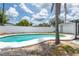 A beautiful in-ground pool with sunny exposure is the highlight of the backyard at 202 Cranberry Ln, Brandon, FL 33510