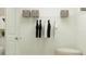 This closet features shelving for storage and hanging clothes at 2288 Blue Grosbeak Pl, Wimauma, FL 33598