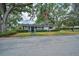 Charming single-story home featuring mature trees and landscaped front yard at 2880 81St N St, St Petersburg, FL 33710
