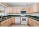 Functional kitchen with light wood cabinets and appliances at 2880 81St N St, St Petersburg, FL 33710