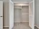 Large open closet with shelving and rods at 308 S Bungalow Park Ave # B, Tampa, FL 33609