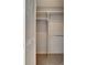 Walk-in closet with shelving and plenty of storage space for an organized wardrobe at 308 S Bungalow Park Ave # B, Tampa, FL 33609