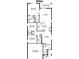 Detailed floor plan showcasing the home's layout, including bedrooms, kitchen, and living spaces at 32713 Brooks Hawk Ln, Wesley Chapel, FL 33543