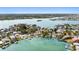 Waterfront residence with private dock provides picturesque water views and convenient access to boating and recreation at 425 12Th Ave, Indian Rocks Beach, FL 33785