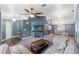 Bright living room provides an inviting space for relaxing and entertaining at 4410 Foxboro Dr, New Port Richey, FL 34653