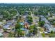 Real estate overhead shot, home features large yard, convenient city access and amenities at 4721 W Lawn Ave, Tampa, FL 33611