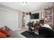 Office space features a futon, desk and closet at 4721 W Lawn Ave, Tampa, FL 33611