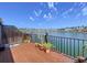 Relaxing balcony with black railing, offering panoramic water views and providing a serene outdoor living space at 6290 Bahia Del Mar Cir # 12, St Petersburg, FL 33715