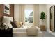 Inviting bedroom featuring natural light, modern furnishings, and comfortable decor at 6905 E 116Th Ct, Palmetto, FL 34221