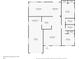 Detailed floorplan with dimensions of the house layout at 9743 36Th N Way # 4, Pinellas Park, FL 33782