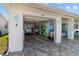 Spacious garage with convenient access to laundry, storage, and outdoor activities at 9743 36Th N Way # 4, Pinellas Park, FL 33782