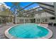 Large screened-in pool with outdoor seating and lush landscaping for a private backyard oasis at 1207 S Druid Ln, Tampa, FL 33629