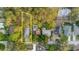 A beautiful aerial view highlighting the property with a pool at 138 69Th N Ave, St Petersburg, FL 33702