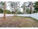 Fenced backyard with grass at 138 69Th N Ave, St Petersburg, FL 33702
