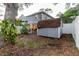 Backyard features a shed and patio with pergola for relaxing at 138 69Th N Ave, St Petersburg, FL 33702