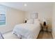 Cozy bedroom with a queen-size bed, neutral walls, and an exterior view at 138 69Th N Ave, St Petersburg, FL 33702