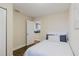 Clean bedroom showcasing the natural light, bed, and closet at 138 69Th N Ave, St Petersburg, FL 33702
