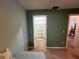Bedroom view showcasing walk-in closet for ample storage, enhancing the room's functionality at 1654 S Lake Ave # 2, Clearwater, FL 33756