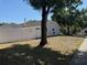 Well-maintained house featuring a white fence and a large tree providing shade at 1710 Tallowtree Cir, Valrico, FL 33594