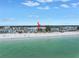 Stunning aerial view of beachfront condo with pristine beach and Gulf of Mexico access at 19910 Gulf Boulevard # 102, Indian Shores, FL 33785