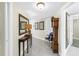 Hallway features decorative furnishings and neutral wall colors at 19910 Gulf Boulevard # 102, Indian Shores, FL 33785