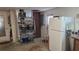 View of the basement, which includes shelves for storage at 2035 Erin Dr, Holiday, FL 34690