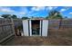 Storage shed to keep your belongings organized and protected at 2035 Erin Dr, Holiday, FL 34690