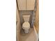 Close up of the toilet in the bathroom at 2035 Erin Dr, Holiday, FL 34690