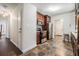 Traditional kitchen with stainless steel appliances and decorative backsplash at 2111 W Grace St, Tampa, FL 33607