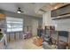 Kitchen features tile flooring, window, door, and wall with exposed framework at 265 115Th Ave, Treasure Island, FL 33706