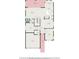 Main floor plan showcasing living spaces, kitchen, and garage layout at 2693 Leafwing Ct, Palm Harbor, FL 34683