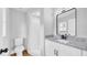Bathroom featuring granite countertops and a walk-in shower at 2921 N 18Th St, Tampa, FL 33605