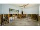 Bedroom area with open closet space and lots of potential at 306 Banana St, Tarpon Springs, FL 34689