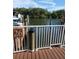 Waterfront property featuring dock with boat access and scenic views at 5000 Culbreath Key Way # 8-319, Tampa, FL 33611