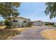 Lovely home featuring a well-manicured lawn, mature trees, and a paved driveway, offering great curb appeal at 6638 12Th N Ter, St Petersburg, FL 33710
