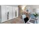 Bright bedroom corner features a mirrored dresser and unique decor accessories, enhancing style and space at 700 S Harbour Island Blvd # 105, Tampa, FL 33602
