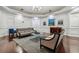Relaxing living room with elegant seating, decor and artwork to create the perfect ambiance for entertaining at 700 S Harbour Island Blvd # 105, Tampa, FL 33602