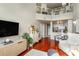 Spacious living room with open floor plan, modern decor, and kitchen views at 700 S Harbour Island Blvd # 105, Tampa, FL 33602